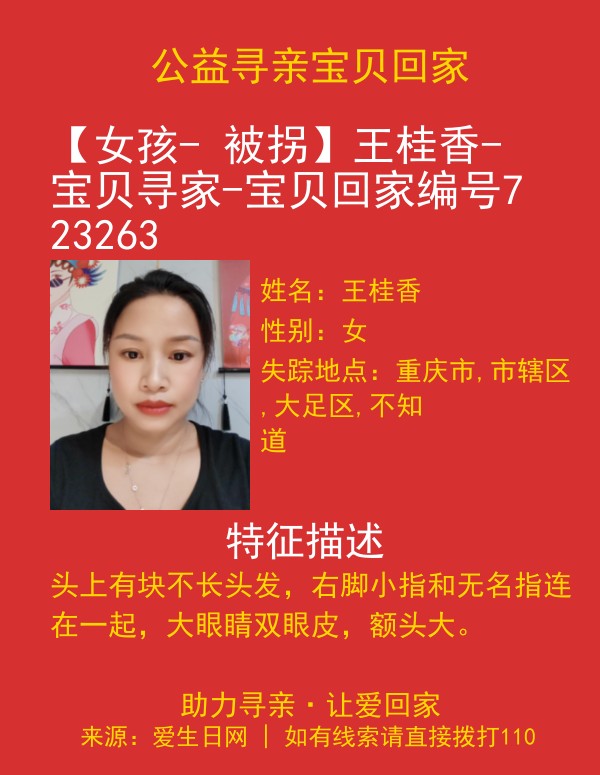 寻亲海报
